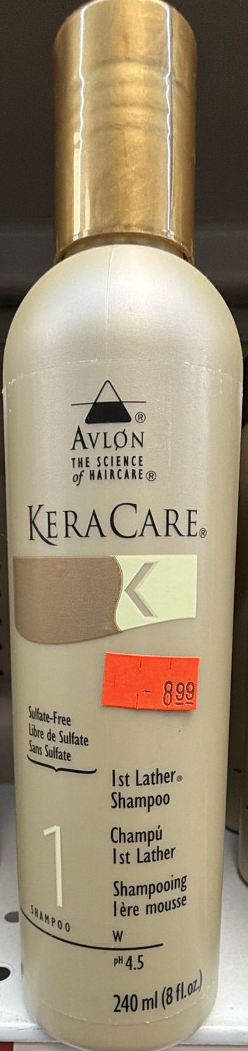 KERACARE 1ST LATHER SHAMPOO 8OZ