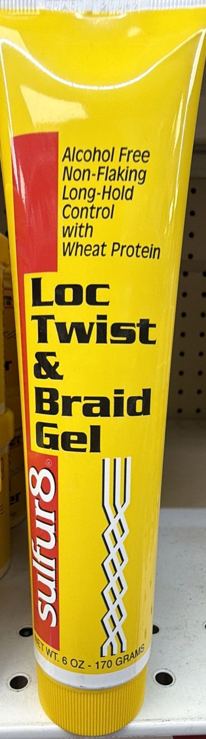 SULFUR8 LOC TWIST &amp; BRAID GEL 6OZ