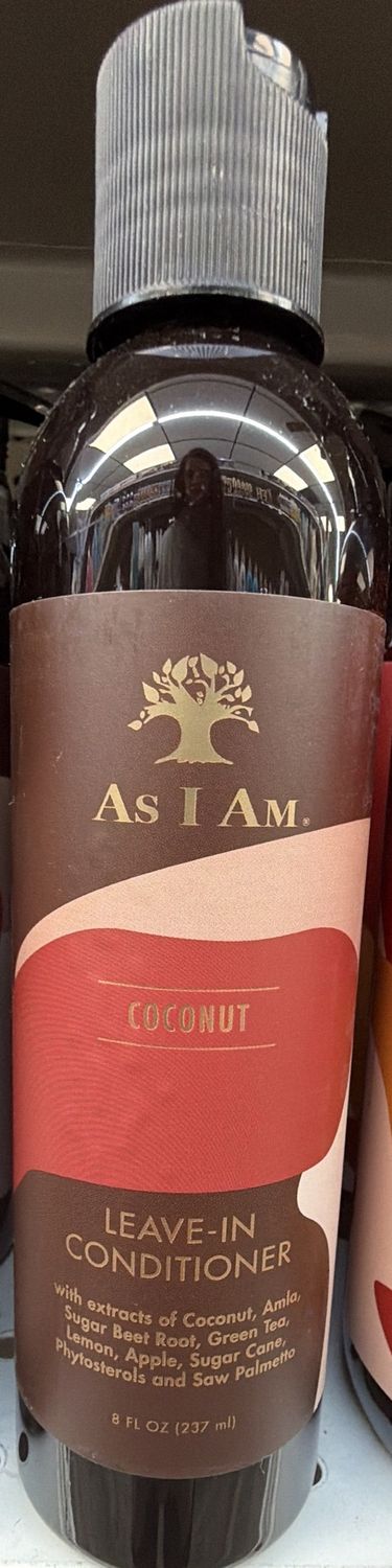 AS I AM COCONUT LEAVE IN CONDITIONER 8OZ