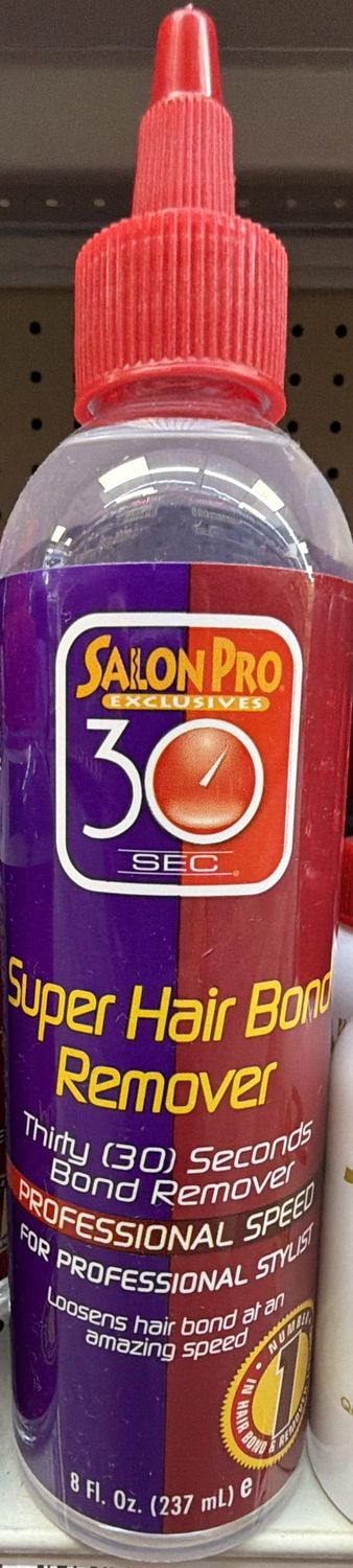 SALON PRO 30 SEC SUPER HAIR BOND REMOVER 8OZ