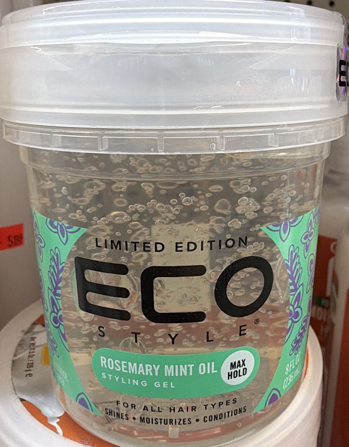 ECO STYLE GEL ROSEMARY MINT OIL 8OZ