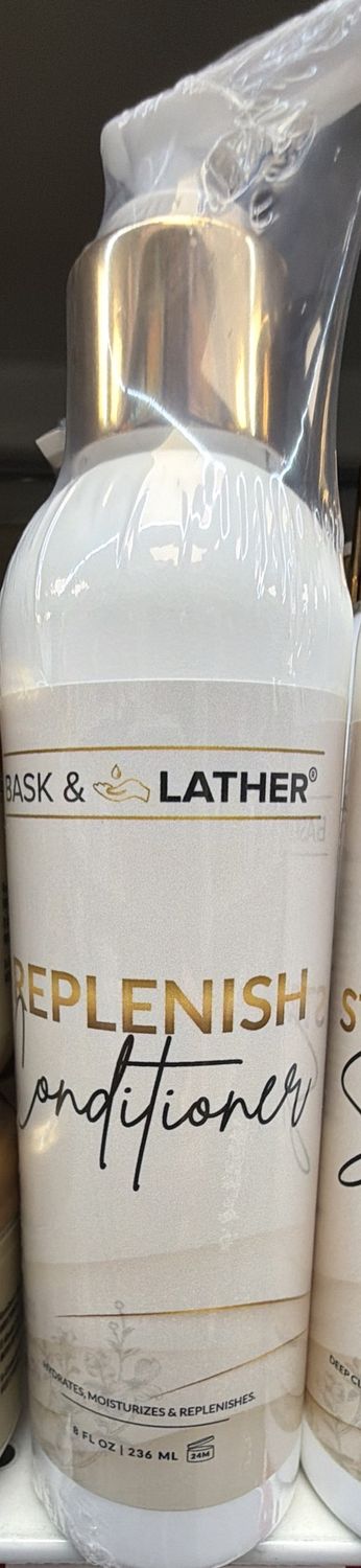 BASK &amp; LATHER REPLENISH CONDITIONER 8OZ