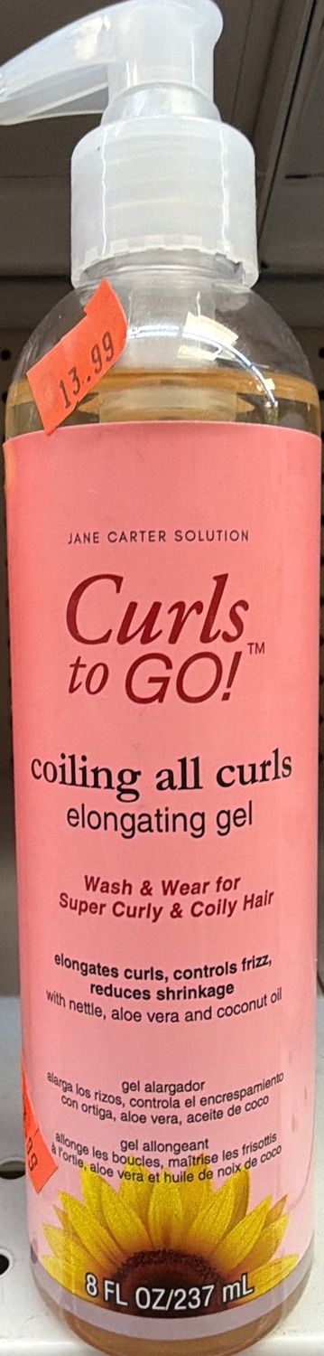 JCS CURLS TO GO COILING ALL CURLS GEL 8OZ