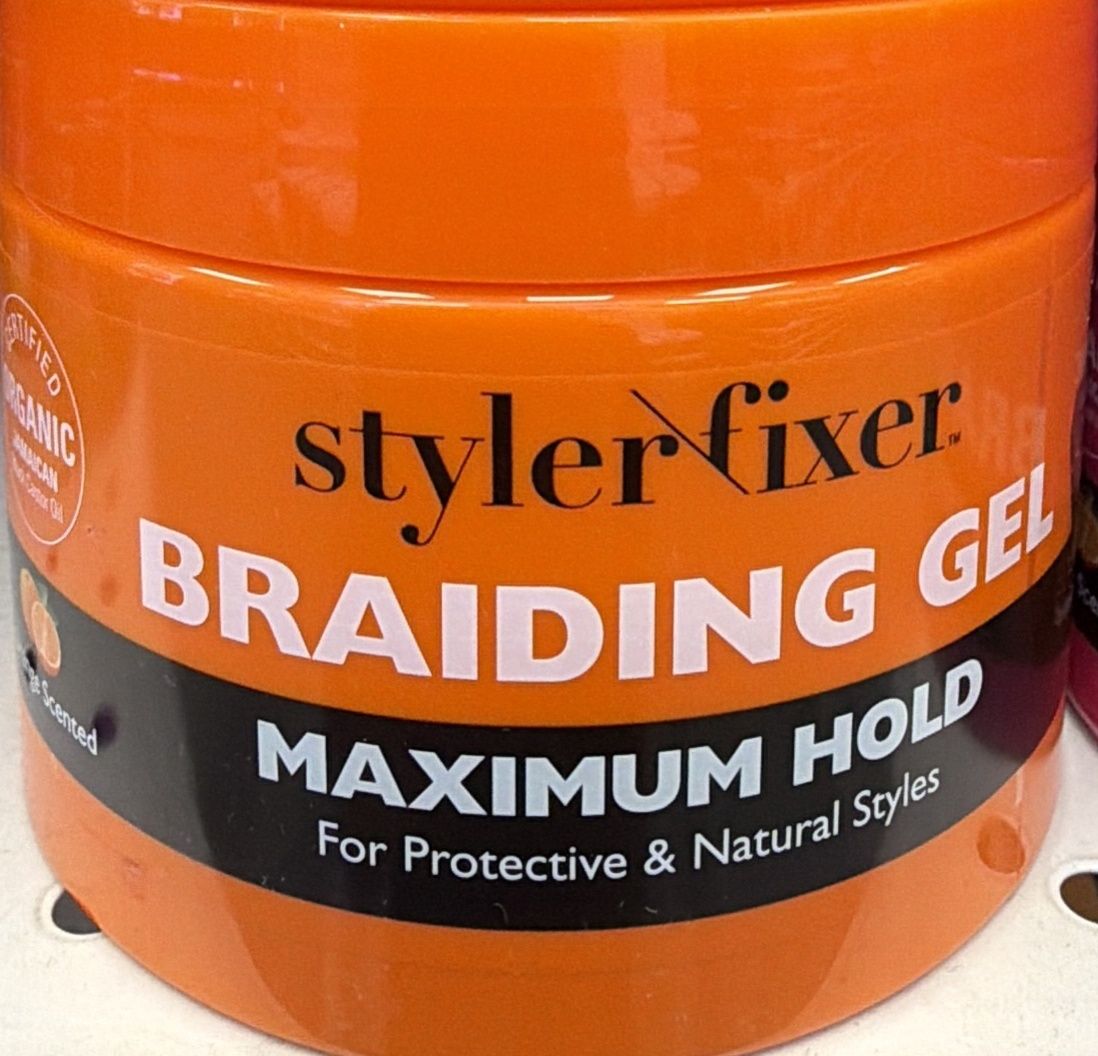 STYLER FIXER BRAIDING GEL MAXIMUM 6OZ