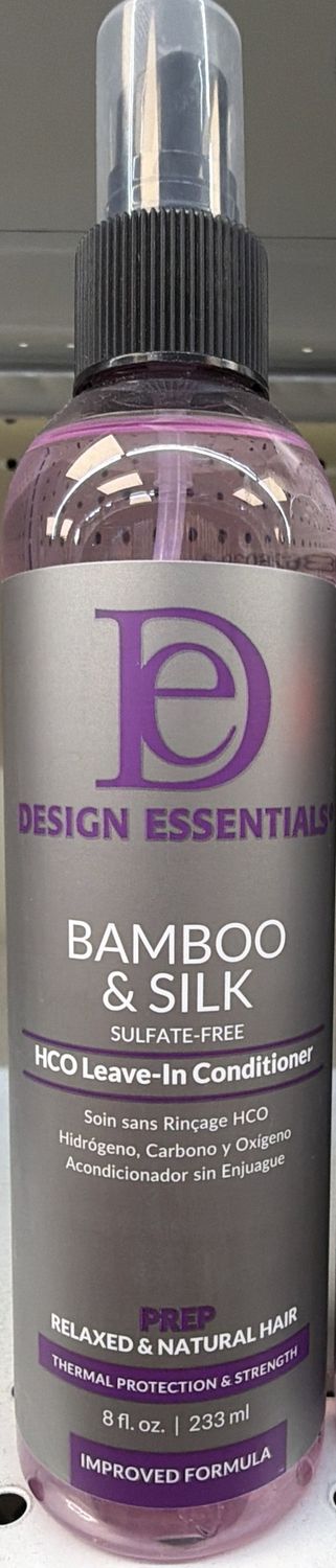 D/E BAMBOO SILK LEAVE IN CONDITIONER 8OZ