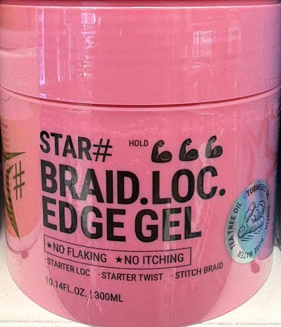 STAR BRAID LOC EDGE GEL 10.14OZ