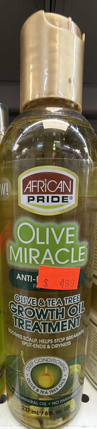 A/P OLIVE MIRACLE GROWTH OIL TREATMENT 8OZ