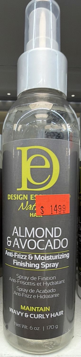 D/E ALM AVOCADO ANTI FRIZZ MOIST SPRAY 6OZ