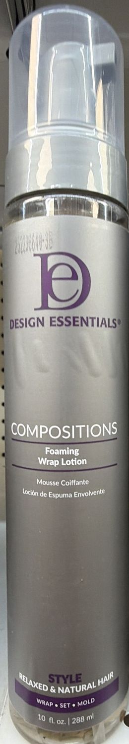 D/E COMPOSITIONS FOAMING WRAP LOTION 10OZ