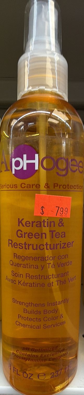 APHOGEE KERATIN GREEN TEA RESTRUCTURIZER 8OZ