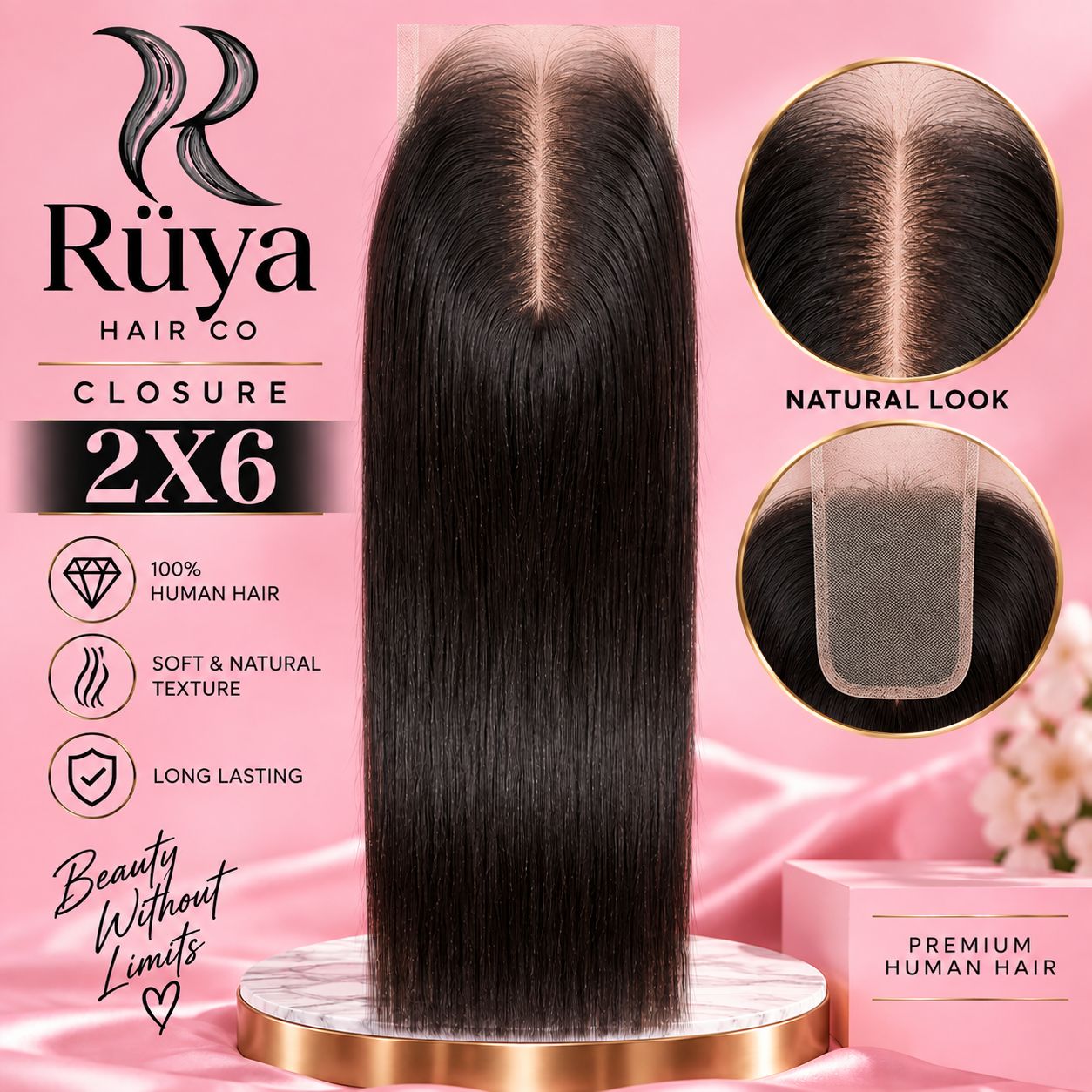 RÜYA 2x6 NATURAL CLOSURES