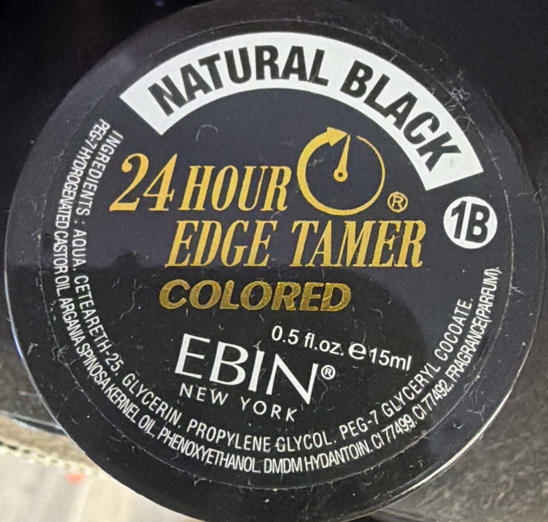 EBIN NY 24HR EDGE TAMER COLORED BLACK 0.5OZ