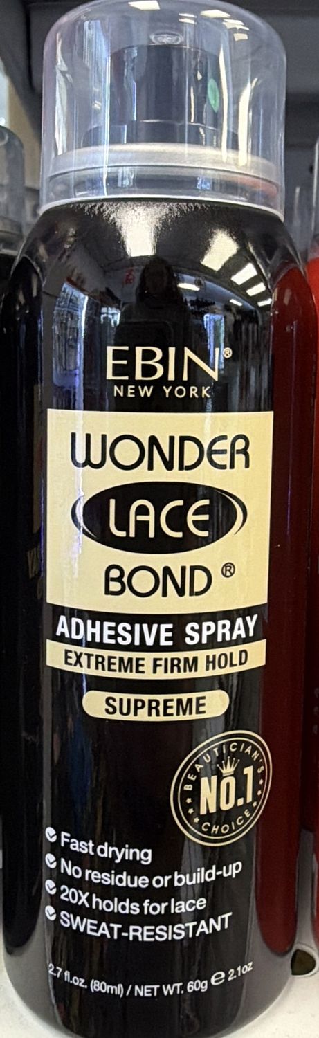 EBIN NY WONDER BOND ADHESIVE SPRAY EX FIRM HOLD SUP 2.7OZ