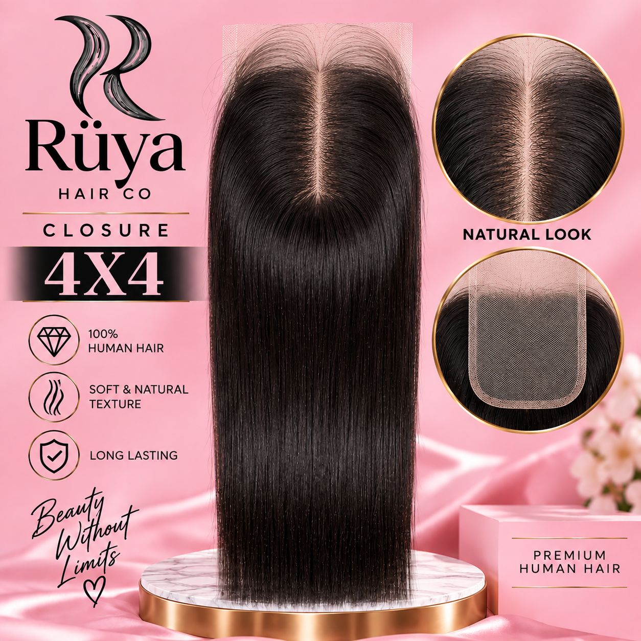 RÜYA 4X4 NATURAL CLOSURES