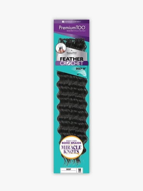 HH FEATHER CROCHET DEEP 18" (PREMIUM TOO)