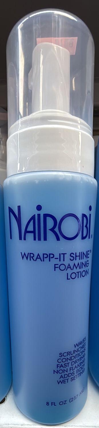 NAIROBI WRAPP IT SHINE FOAMING LOTION 8OZ