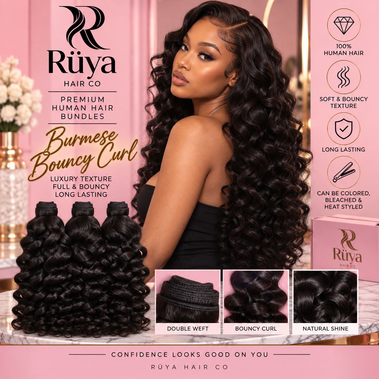 BURMESE BOUNCY CURL BUNDLES