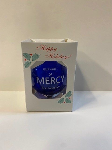 Our Lady of Mercy bulb ornament