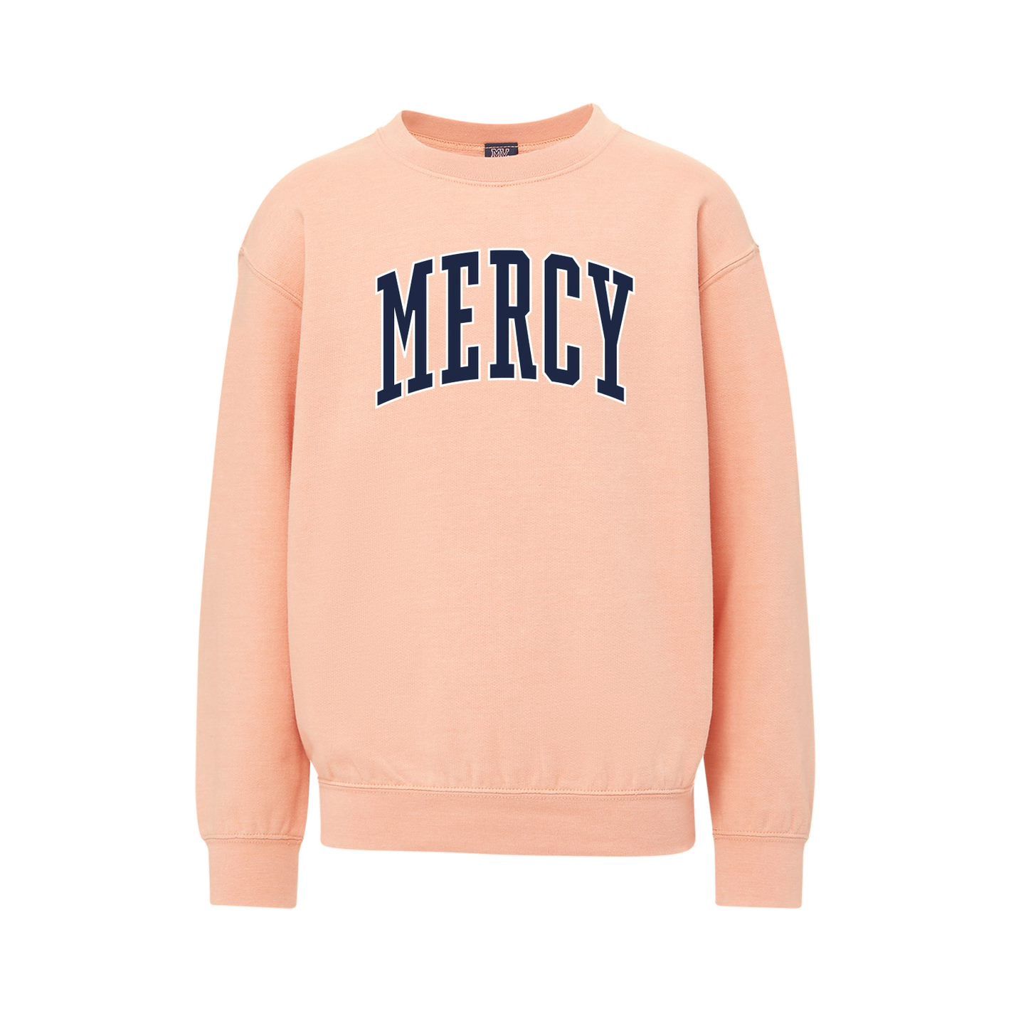 MV Sport Youth Buddy Crew sweatshirt, Sizes: XS, color: Creamsicle
