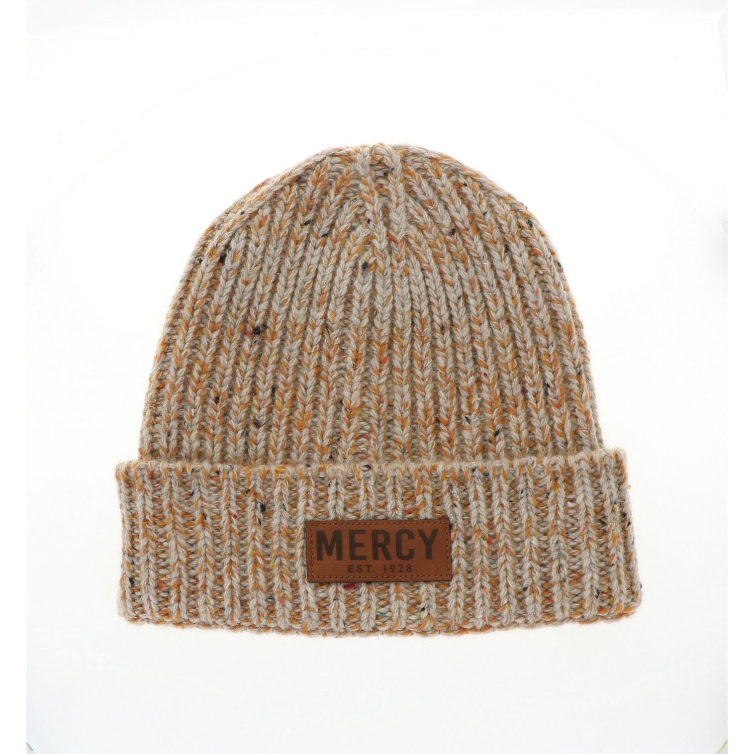legacy lighthouse cuff beanie(tan fleck)