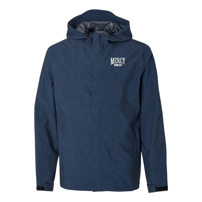 32 DEGREES Men's Rain Jacket (Navy Melange)