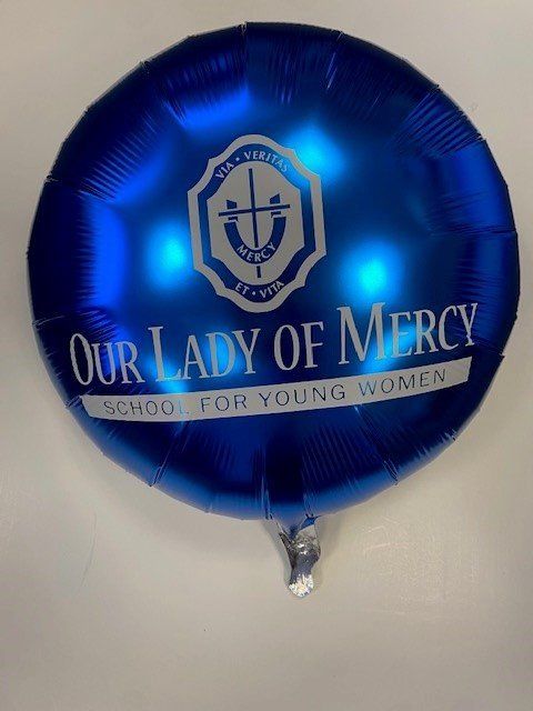 Mercy Crest Mylar Balloon(Unfilled)