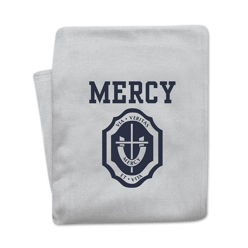 Mercy Crest Sweatshirt Blanket(grey)