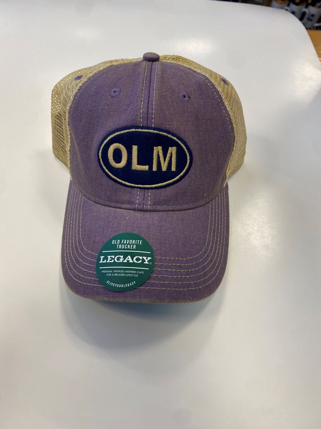 OLM trucker hat (lavender)