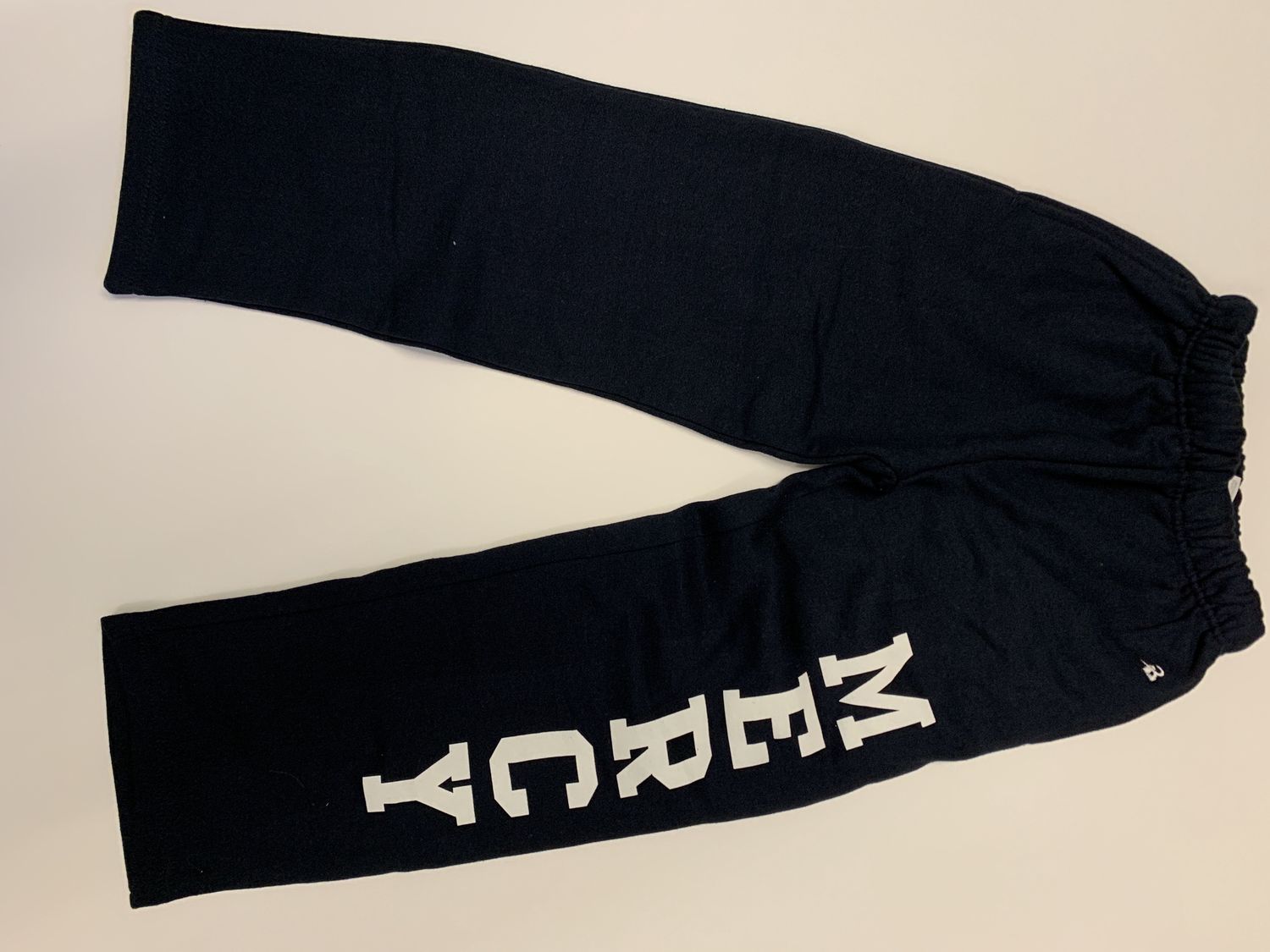 Unisex Badger Open Bottom Youth Sweat Pant(Navy)