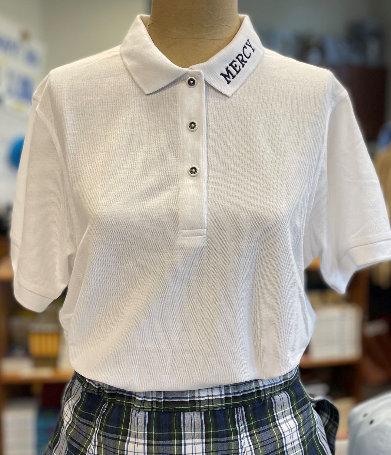 Port Authority Short Sleeve Uniform Polo-White