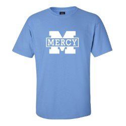 MV Sport classic Short Sleeve Tee (-M-Block) Light Blue, Sizes: Small