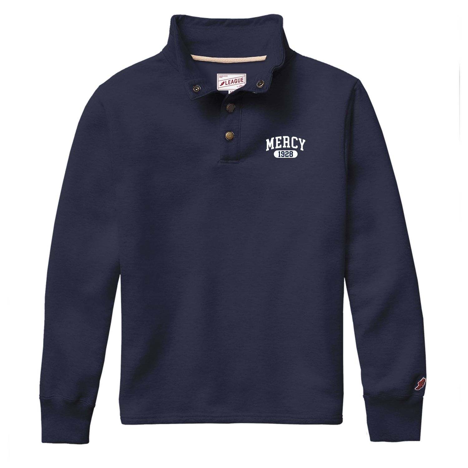 League Snap Up Fleece (NAVY)