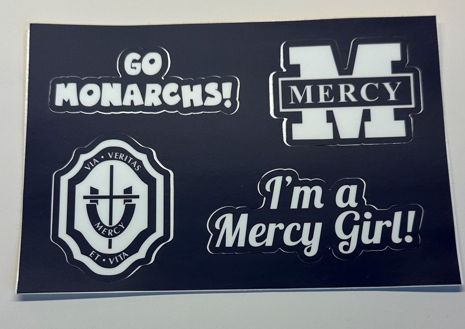 Mercy Logo Sticker Sheet