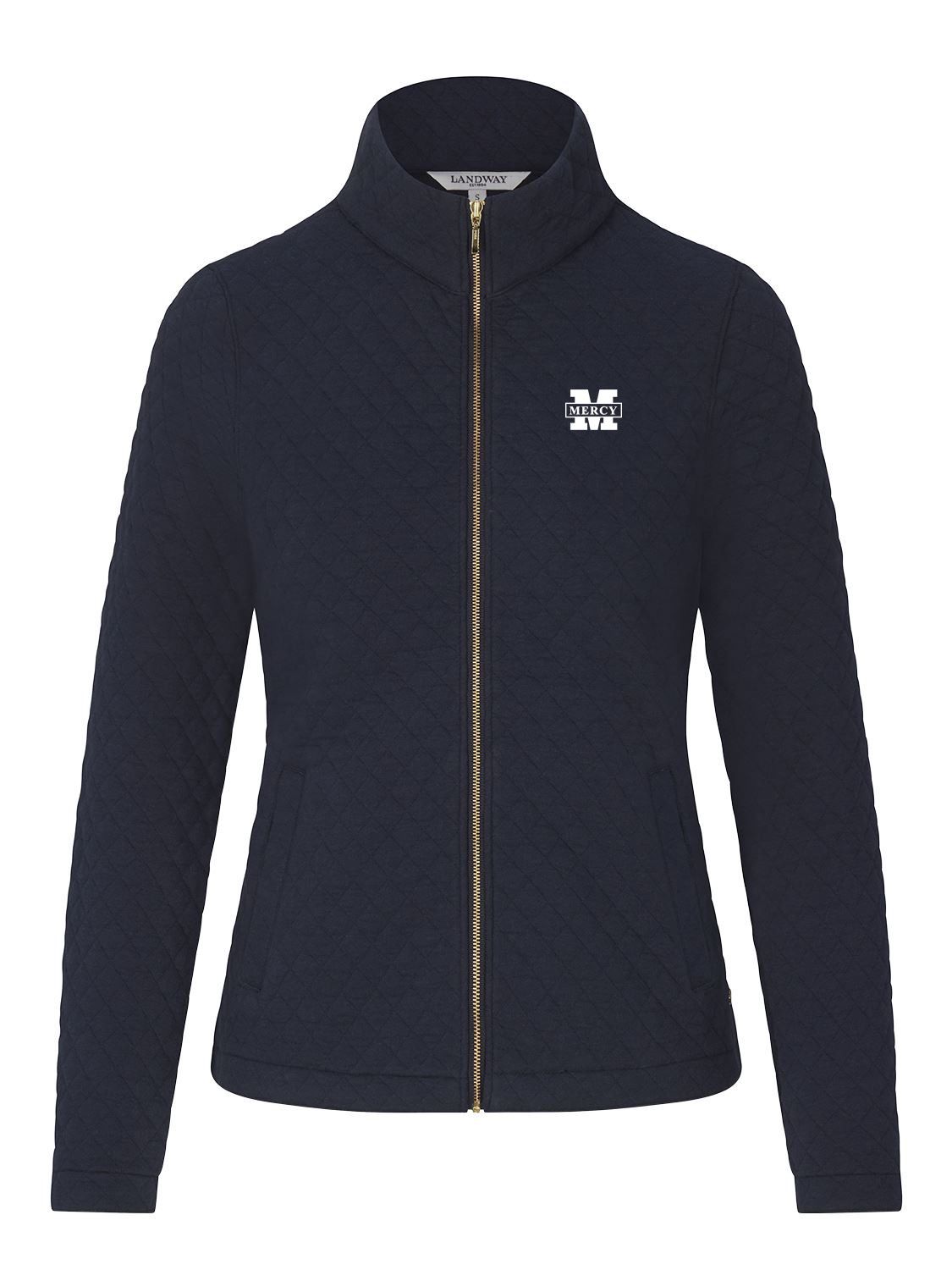 Seneca Quilted Full-Zip NAVY