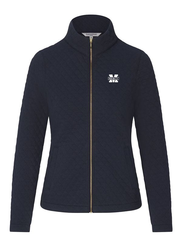 Seneca Quilted Full-Zip NAVY