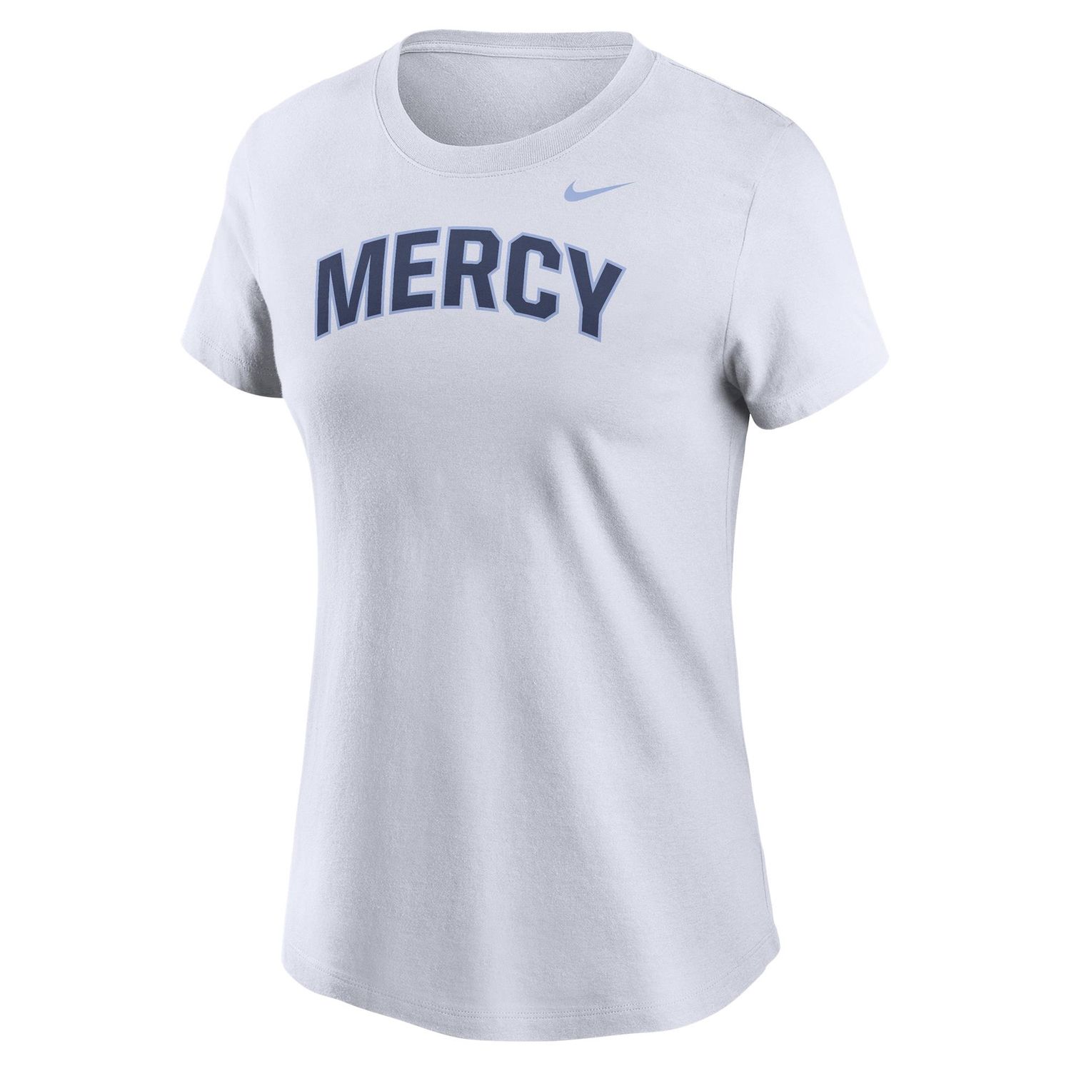 Nike Womens Cotton Short Sleeve Tee(Navy)