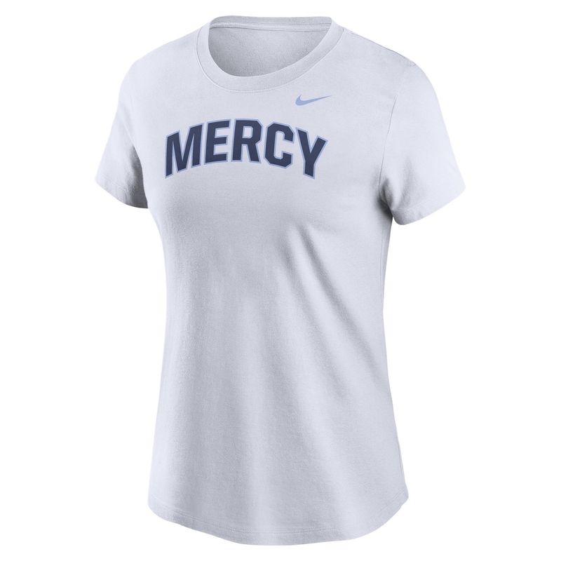 Nike Womens Cotton Short Sleeve Tee(Navy)