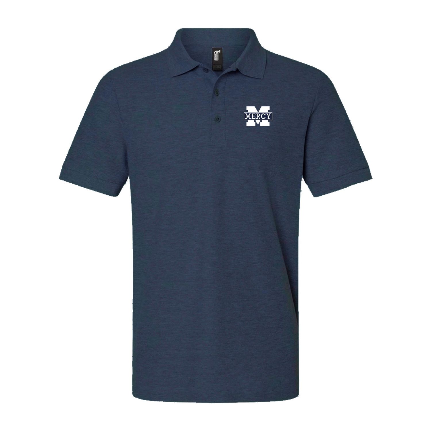 Men's Pique Polo (Navy)