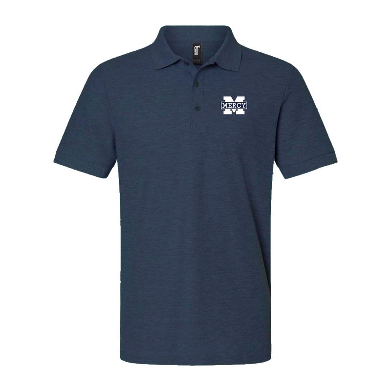 Men's Pique Polo (Navy)