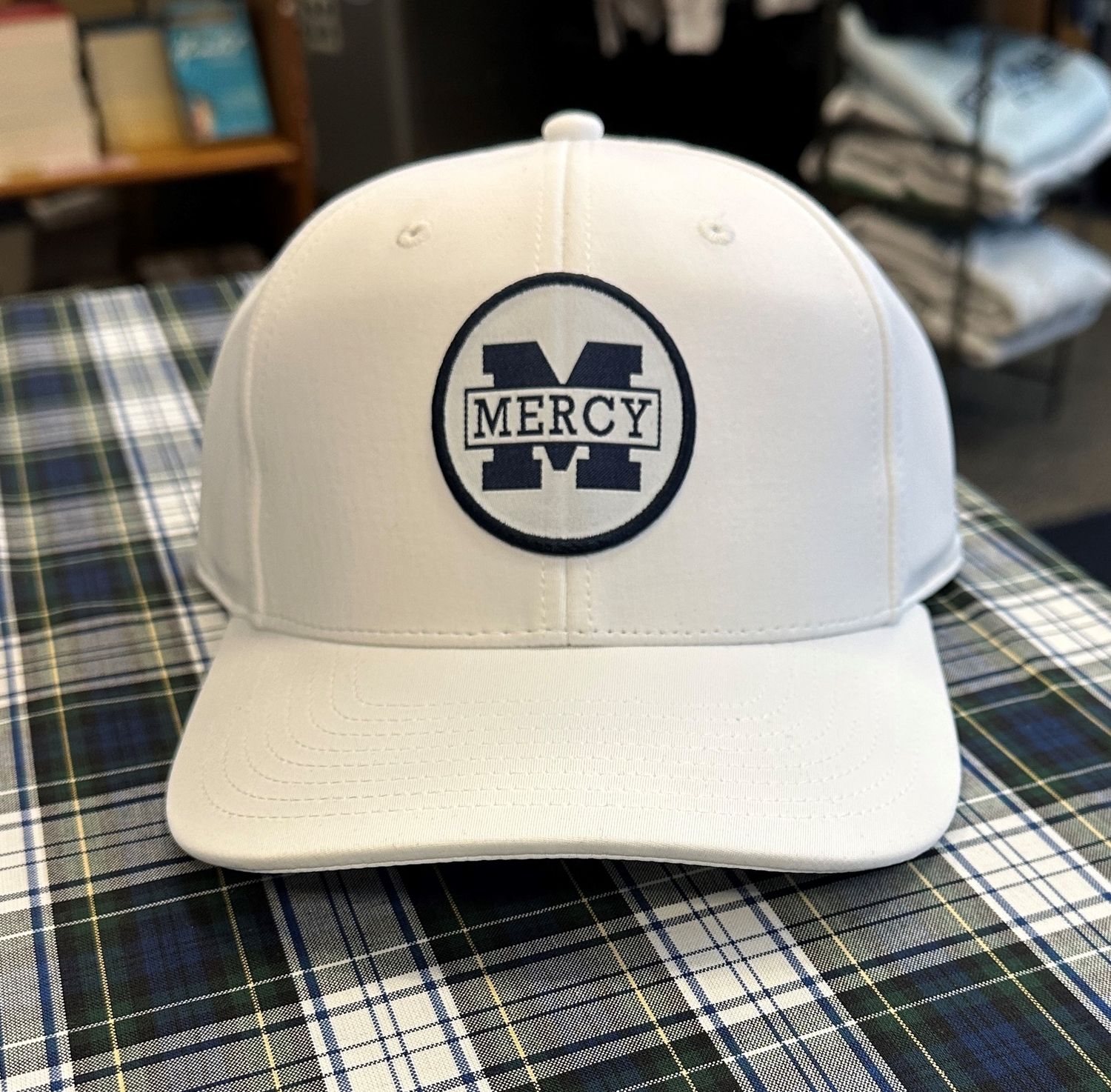 MV  MBlock Patch Hat White