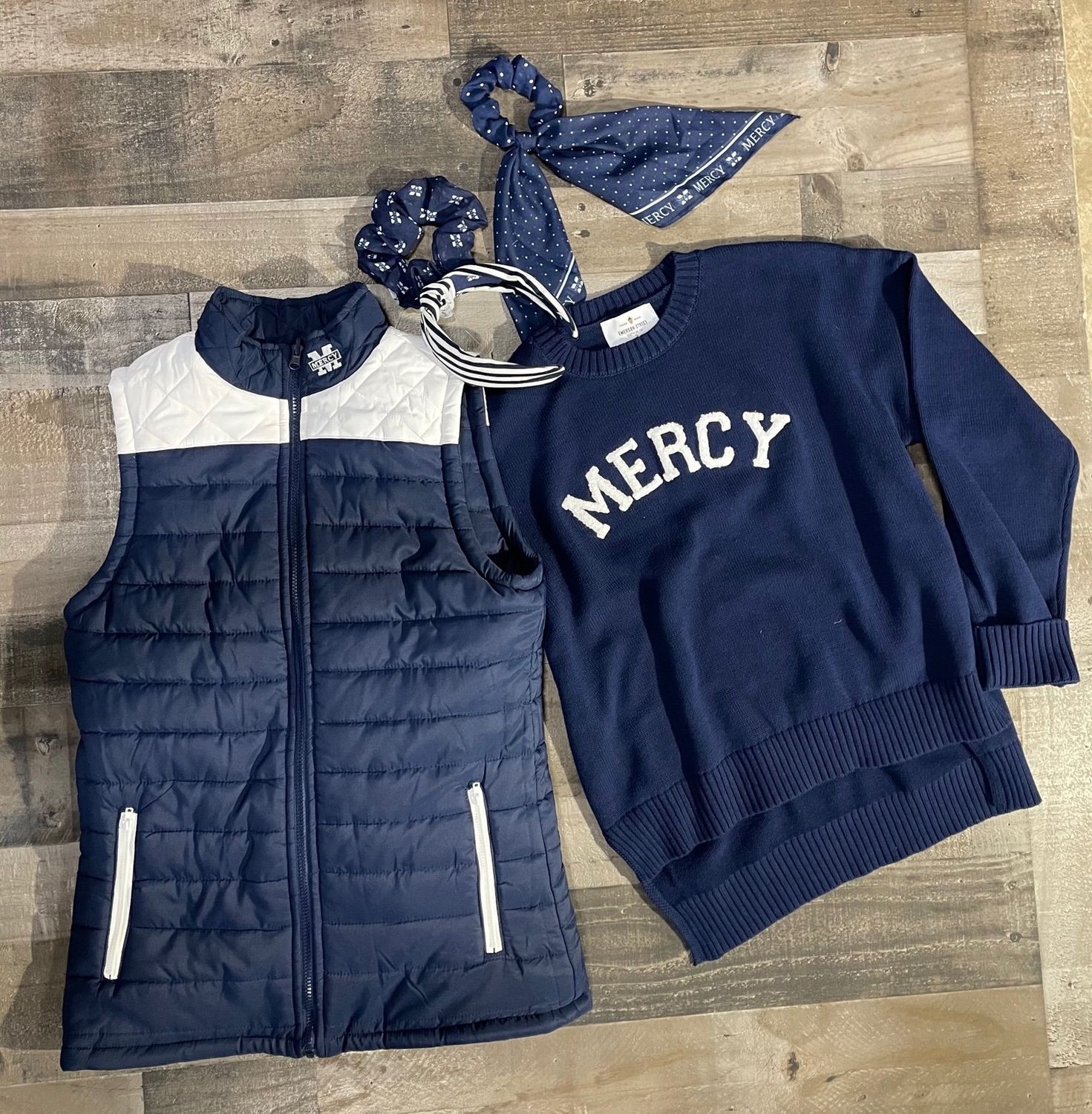 Mercy  Cotton Sweater by Emerson Street (uniform approved), Sizes: X-Small