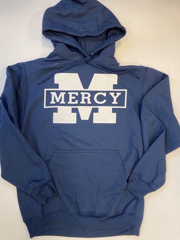 MBlock Navy Hood Sweatshirt (unisex)