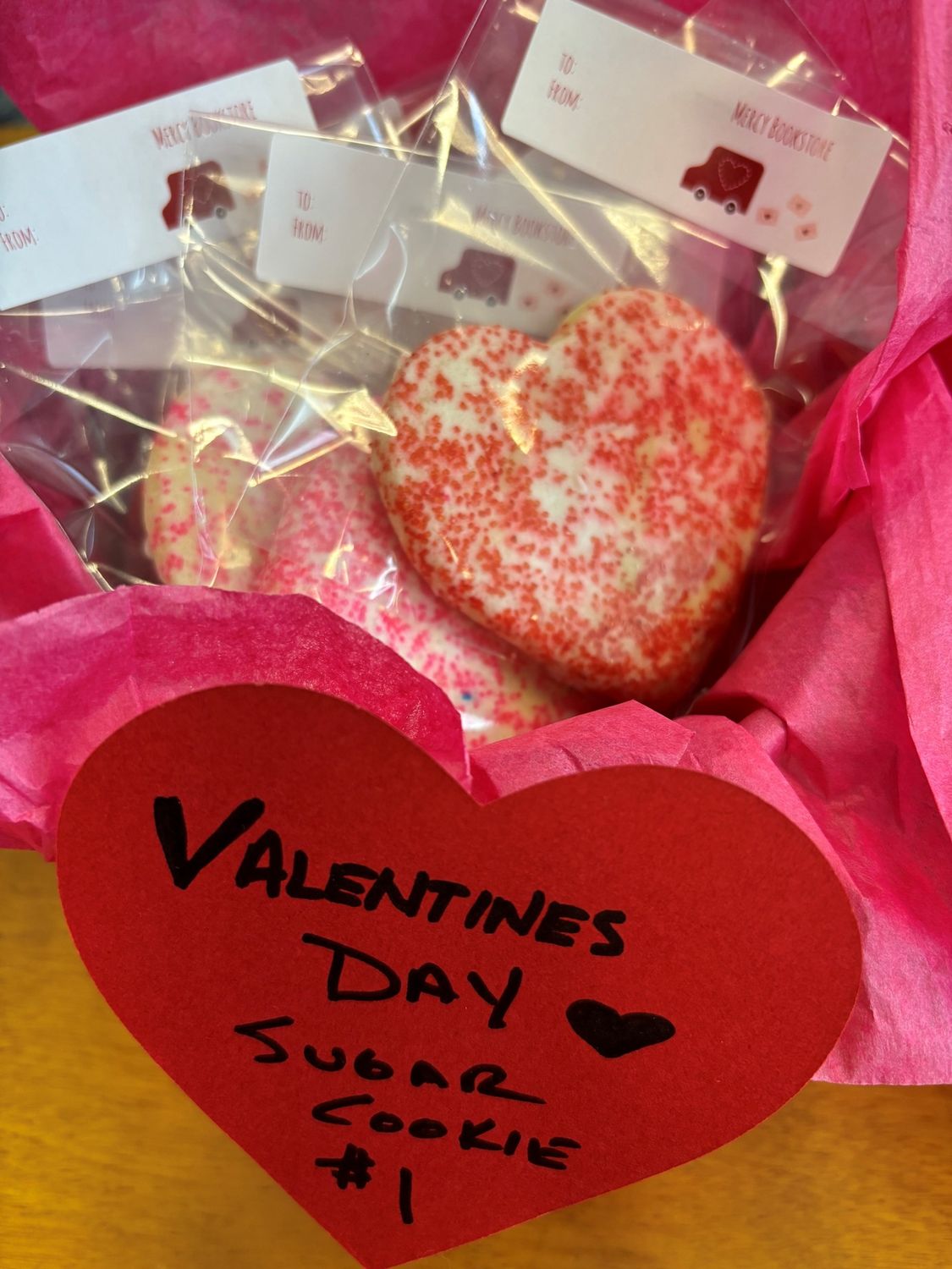 Valentines Heart Sugar Cookie