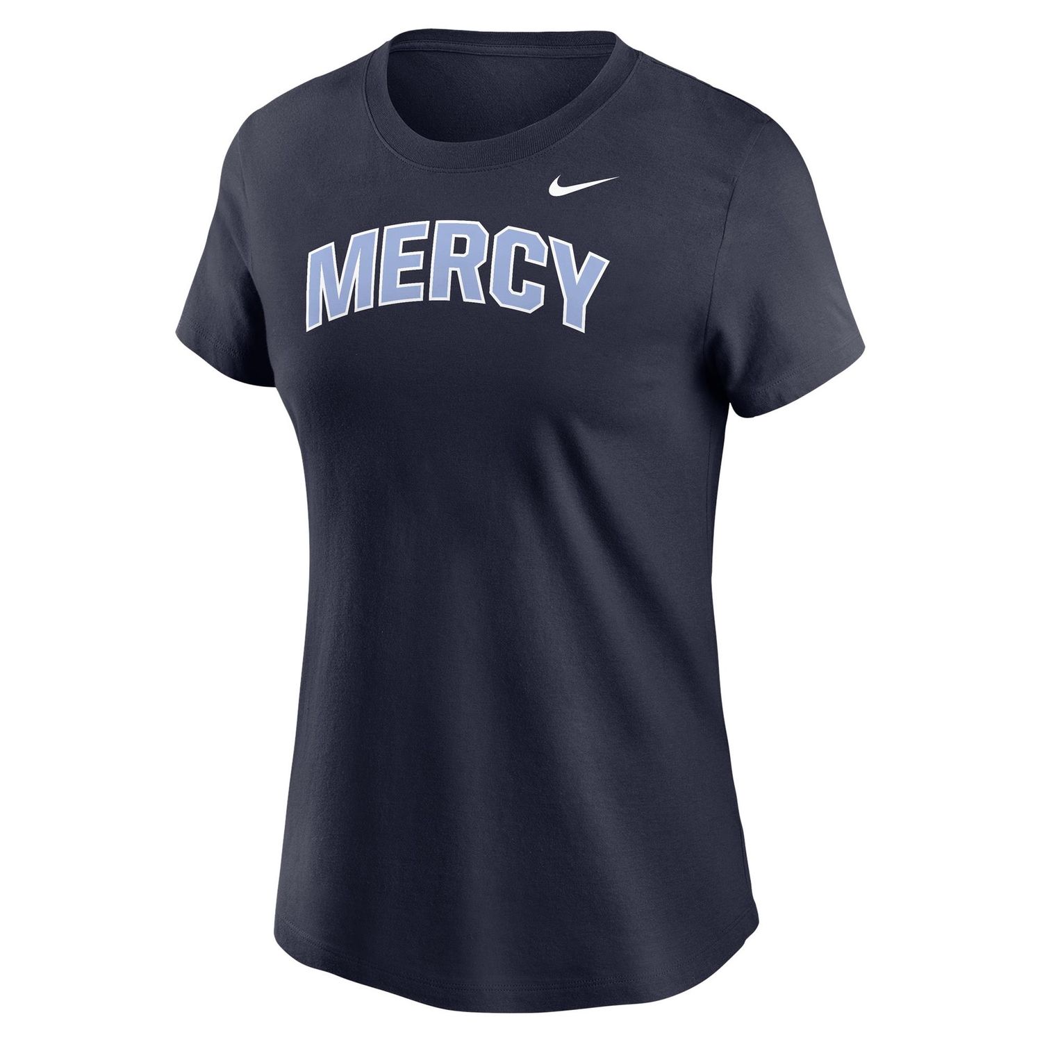 Nike womens Cotton Short Sleeve Tee(white)