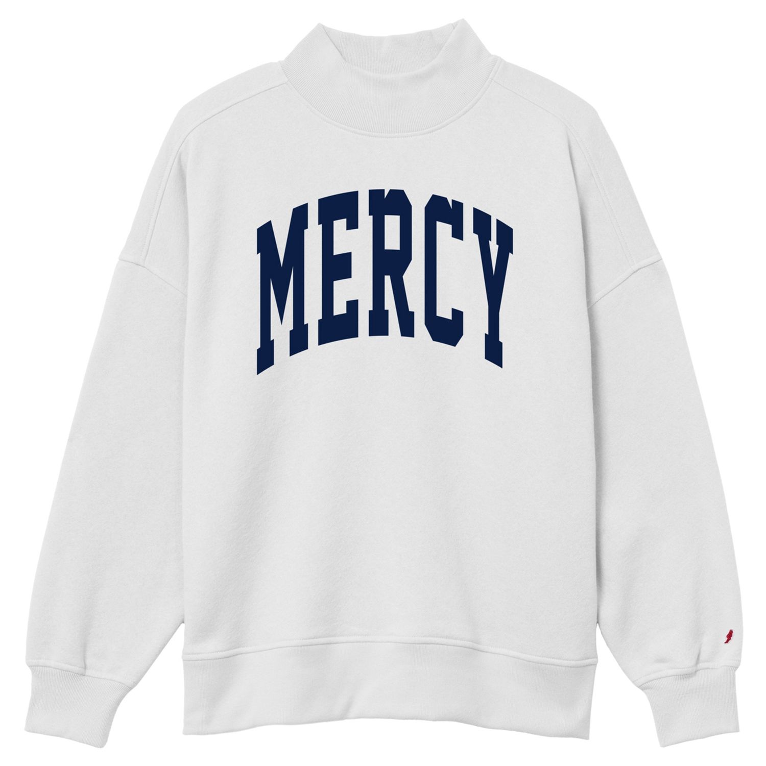 Diana Mock Neck - White