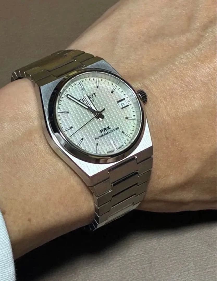 Tissot PRX Powermatic 80 Mother of Pearl Dial 35mm Stainless Steel Watch – T137.207.11.111.00