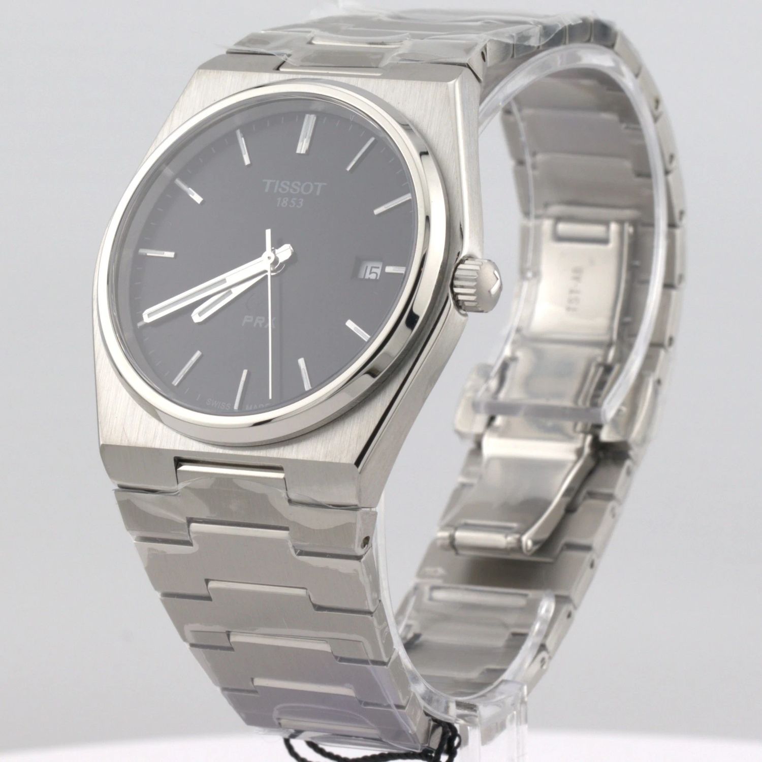 Tissot PRX Quartz Black Dial 40mm Stainless Steel Watch – T137.410.11.051.00