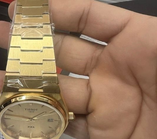 Tissot PRX Quartz Gold Dial 40mm Stainless Steel Watch – T137.410.33.021.00