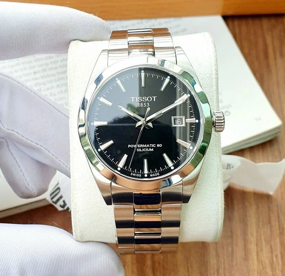 Tissot PRX T127.407.11.051.00 Gentleman Powermatic 80 Silicium T-Classic Men's Watch