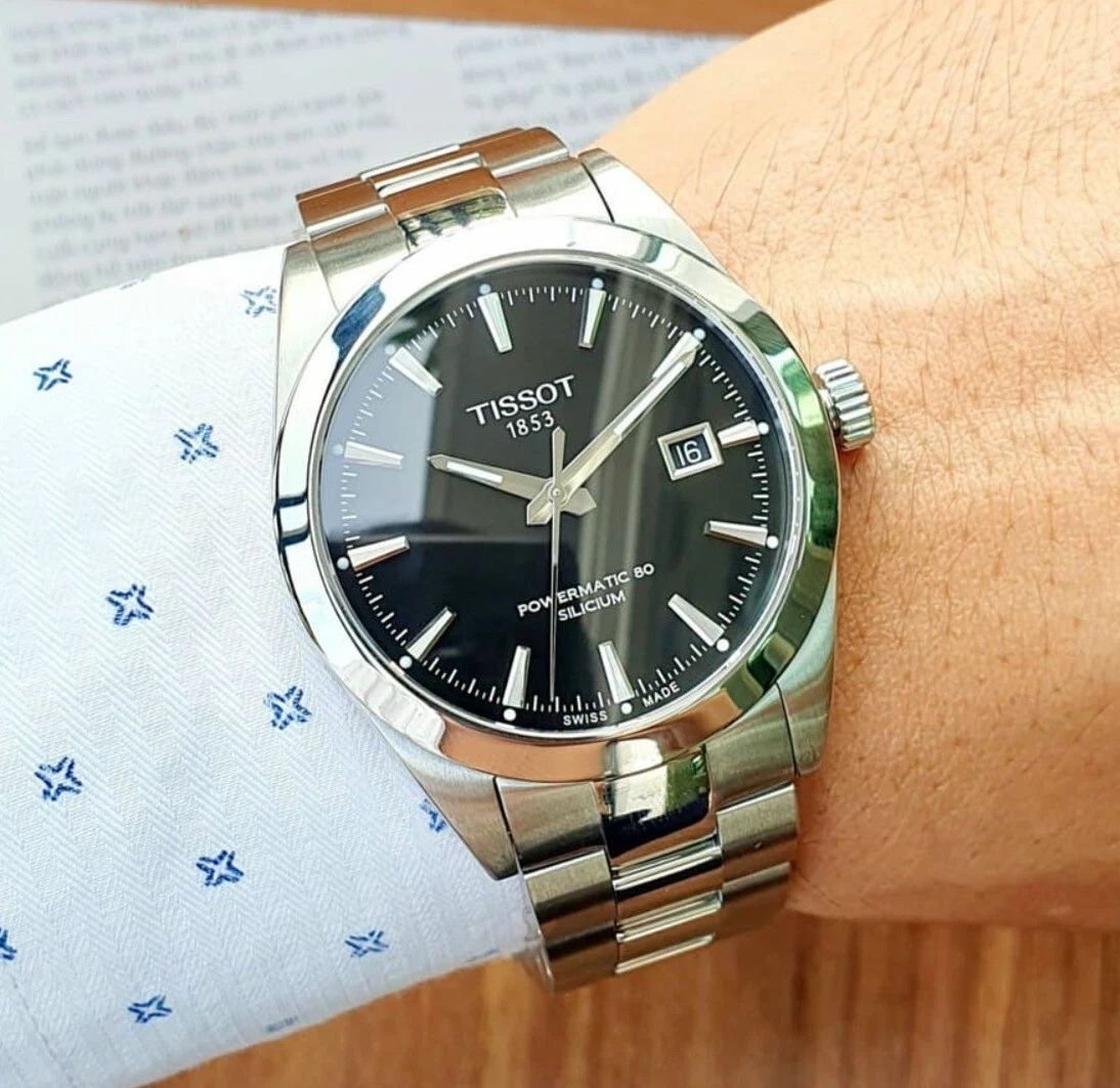 Tissot PRX T127.407.11.051.00 Gentleman Powermatic 80 Silicium T-Classic Men's Watch